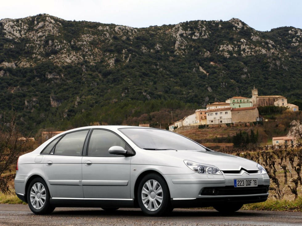 Коврики ЭВА "EVA ромб" для Citroen C5 I (хэтчбэк / X40) 2004 - 2008, серые, 3шт.