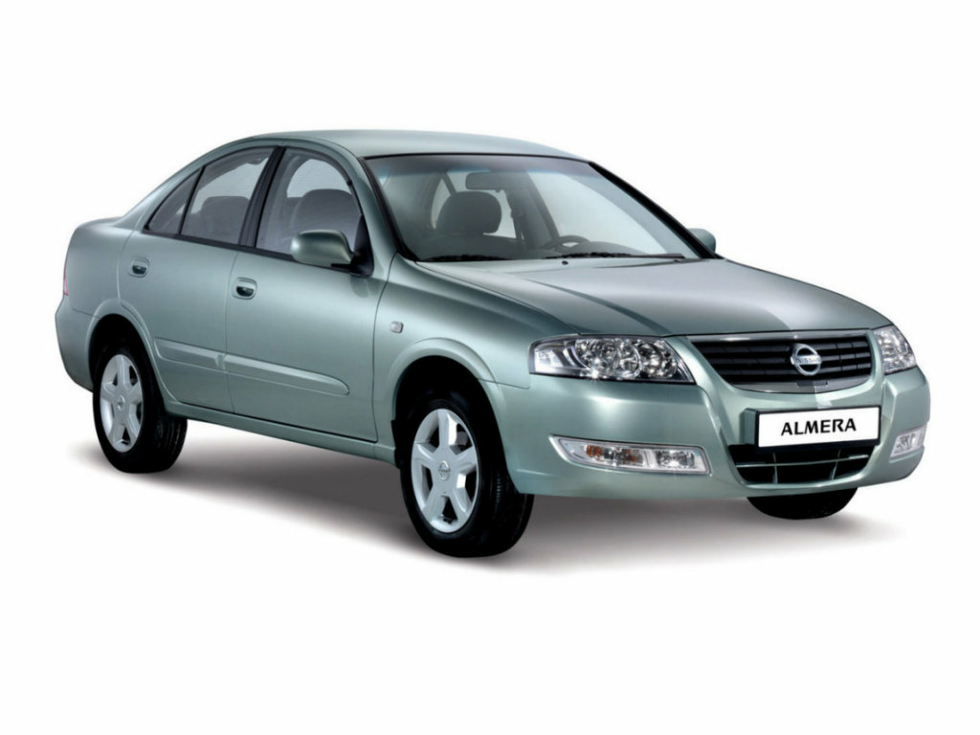 Коврики текстильные "Стандарт" для Nissan Almera Сlassic (седан / B10) 2006 - 2012, черные, 4шт.