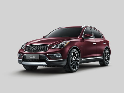 Коврики ЭВА "EVA ромб" для Infiniti QX50 I (suv) 2013 - 2018, серые, 4шт.