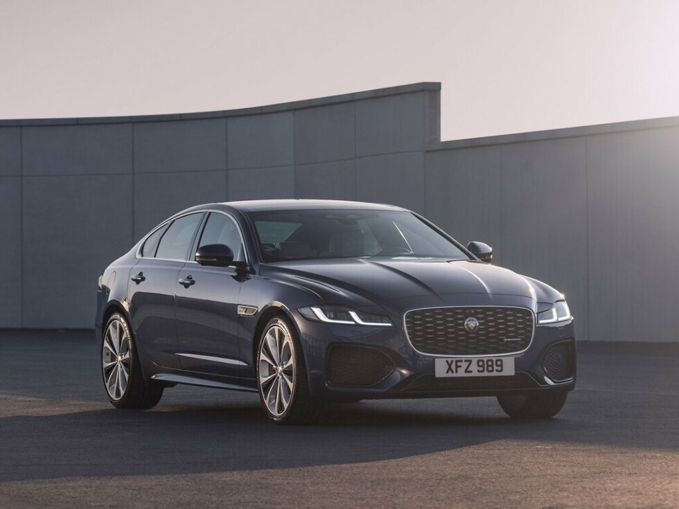 Коврики текстильные "Стандарт" для Jaguar XF (cедан / CC9) 2020 - Н.В., черные, 5шт.