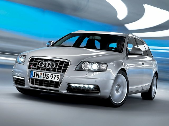 Коврики текстильные "Стандарт" для Audi S6 (универсал / C6) 2008 - 2010, черные, 5шт.