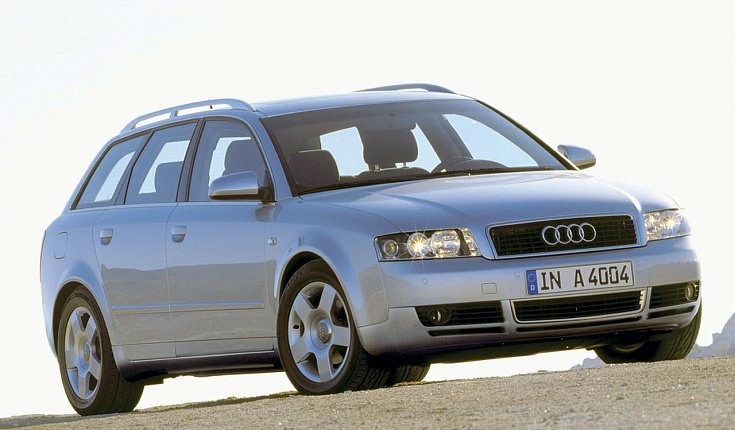 Коврики ЭВА "EVA ромб" для Audi A4 (универсал / B6) 2006 - 2006, черные, 4шт.