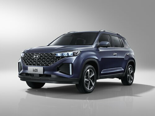 Коврики текстильные "Классик" для Hyundai ix35 II (suv / NU) 2020 - Н.В., темно-серые, 5шт.