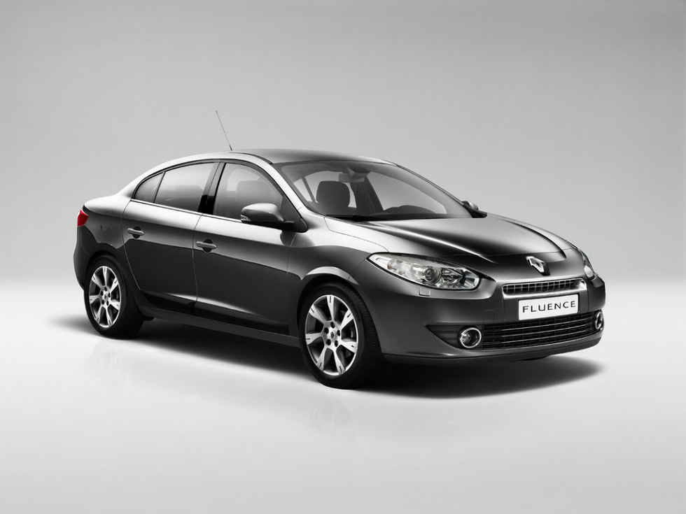 Коврики текстильные "Классик" для Renault Fluence (седан) 2009 - 2013, темно-серые, 5шт.