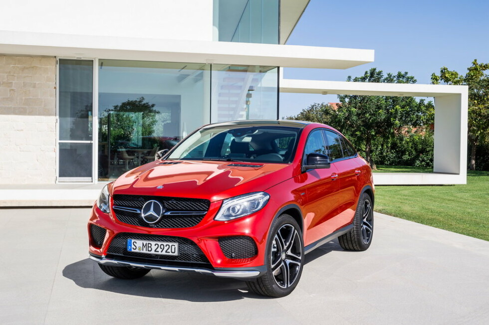 Коврики текстильные "Стандарт" для Mercedes-Benz GLE Coupe I (suv / С292) 2014 - 2019, черные, 5шт.