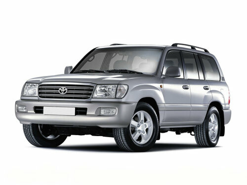 Коврики текстильные "Классик" для Toyota Land Cruiser (suv / 100) 2000 - 2003, серые, 3шт.