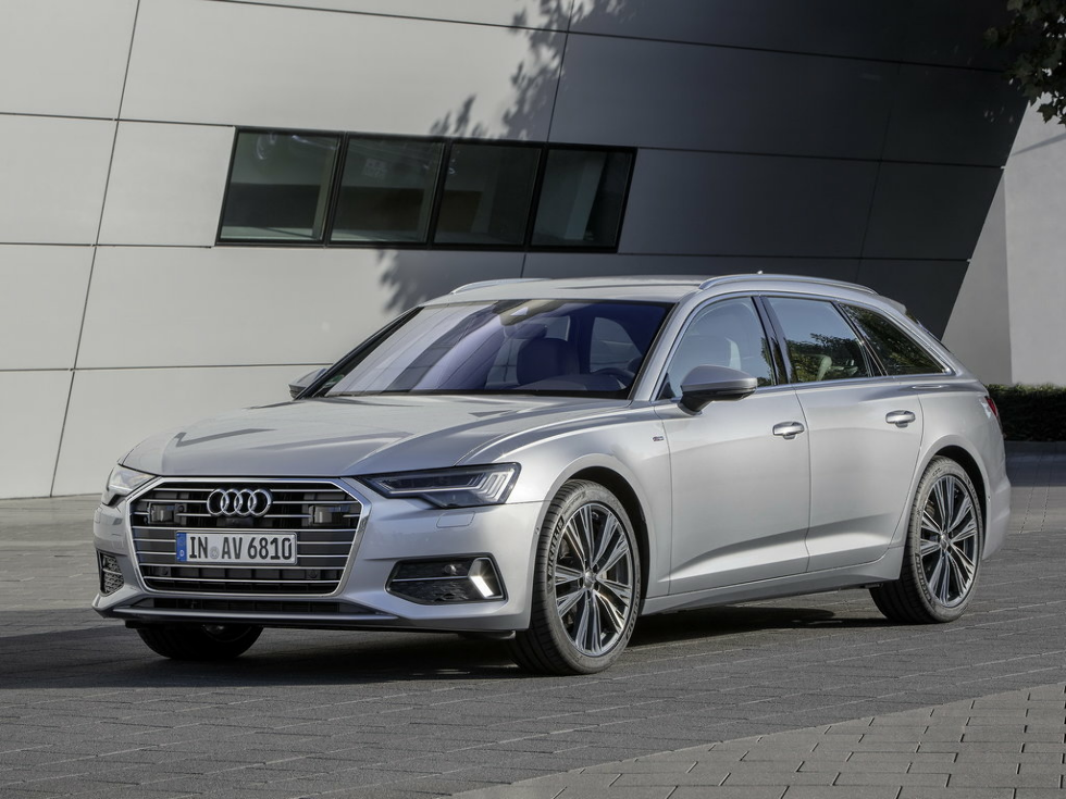 Коврики текстильные "Премиум+" для Audi A6 V (универсал / C8) 2018 - Н.В., черные, 4шт.