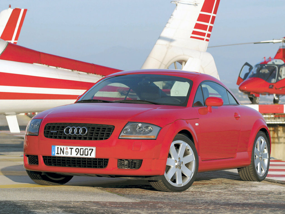 Коврики ЭВА "EVA ромб" для Audi TT I (купе / 8N) 2003 - 2006, серые, 2шт.