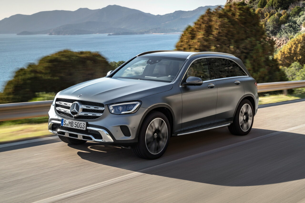 Коврики текстильные "Классик" для Mercedes-Benz GLC (suv, гибрид / X253) 2019 - Н.В., черные, 5шт.