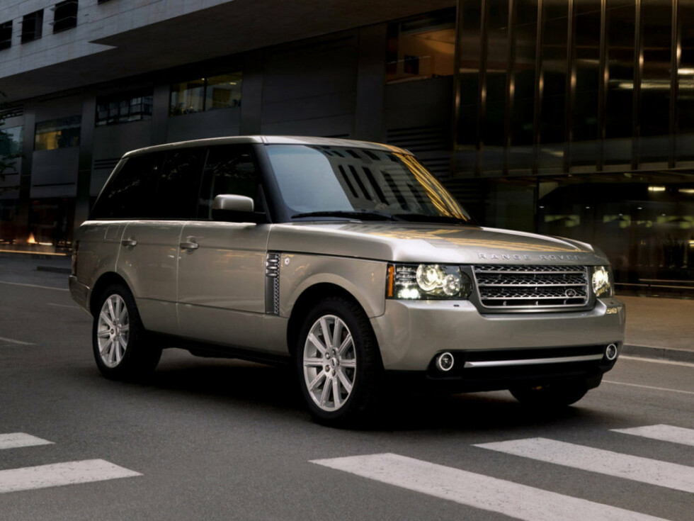 Коврики ЭВА "EVA сота" для Land Rover Range Rover III (suv / L322) 2009 - 2012, черные, 3шт.