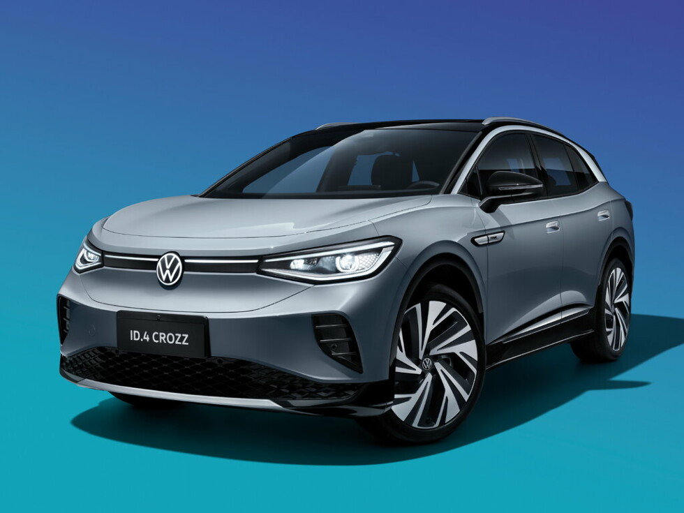 Коврики текстильные "Классик" для Volkswagen ID.4 Crozz I (suv / Электро) 2020 - Н.В., темно-серые, 3шт.