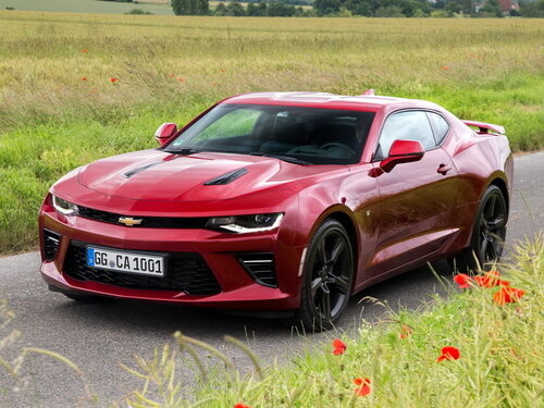 Коврики текстильные "Классик" для Chevrolet Camaro (купе) 2015 - 2020, черные, 4шт.