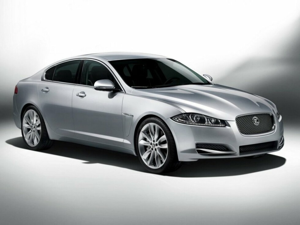 Коврики текстильные "Классик" для Jaguar XF I (седан / Х250) 2010 - 2016, темно-серые, 4шт.