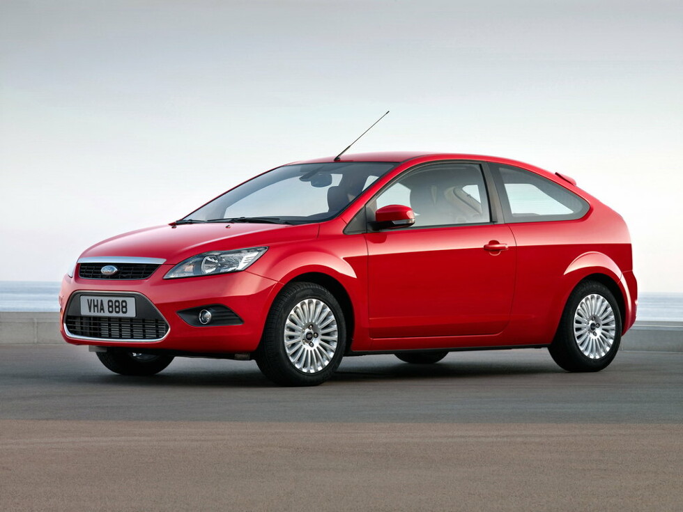 Коврики текстильные "Комфорт" для Ford Focus II (хэтчбек 5 дв / CB4) 2007 - 2011, черные, 5шт.