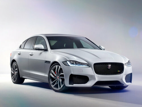 Коврики текстильные "Стандарт" для Jaguar XF II (седан / CC9) 2015 - 2021, черные, 5шт.